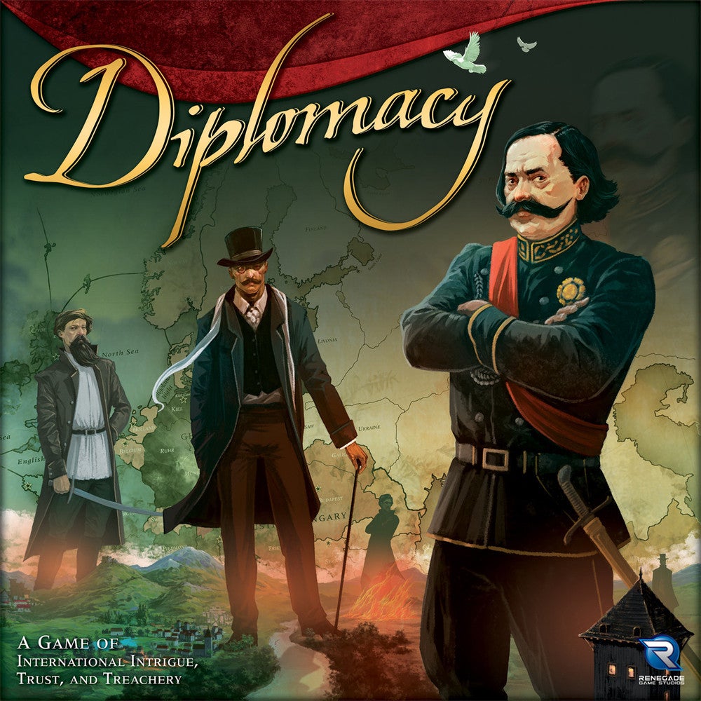 Hasbro Gaming- Diplomacy-Gioco da Tavolo in Spagnolo